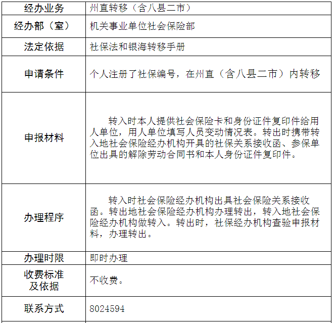 伊宁市直养老关系转移指南