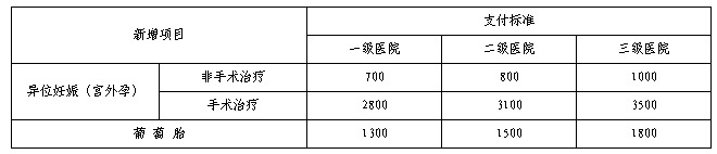 岳阳市新增宫外孕、葡萄胎医疗项目