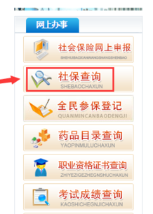 网上查询社保信息步骤介绍