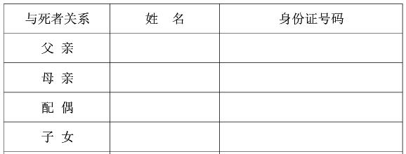 公积金继承人相关基本信息