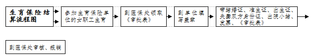 医疗保险生育险结算业务流程图