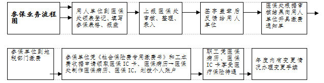 医疗保险参保业务流程图