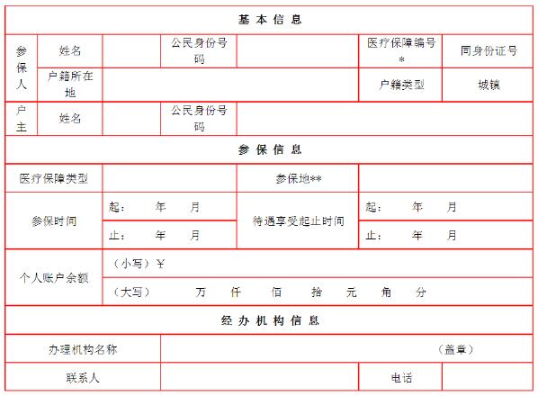 医保缴费凭证