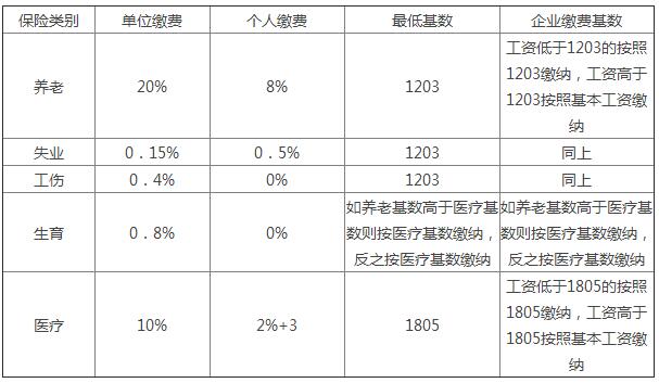 缴费比例